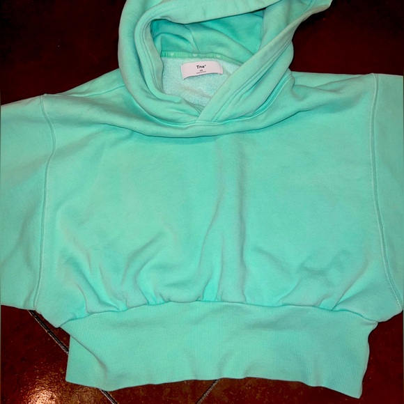 Aqua TNA super cropped hoodie - Picture 1 of 4